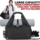 Gym Bag Yoga Mat Carrier Duffel Hand Bag Carrying Compartment Yoga Mat Shoes