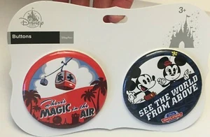 Disney Parks Skyliner Buttons-There's MAGIC in the Air-See the World from Above - Picture 1 of 12