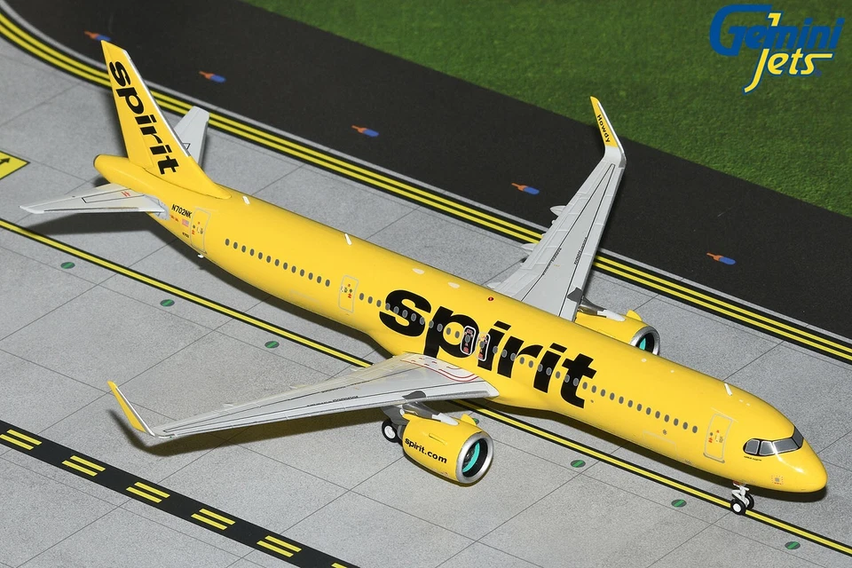 Spirit Airbus A321neo N702NK GeminiJets G2NKS1254 Scale 1:200 - Image 1 of 1
