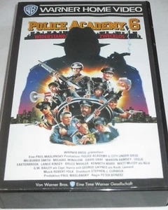 Police Academy 6 - VHS/Komödie/Bubba Smith/Marion Ramsey/David Graf/Warner - Bild 1 von 1