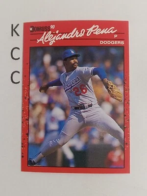 1990 Donruss Baseball Los Angeles Dodgers #664 Alejandro Pena - Image 1 of 2