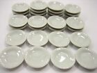 Dollhouse Miniature Kitchen Supply 30x22mm Ceramic White Round Plate Dish 12565