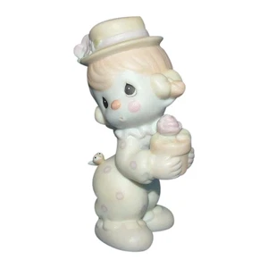 Precious Moments Figurine: 12238D Clowns: Holding a Flower Pot (3.7") - Picture 1 of 3