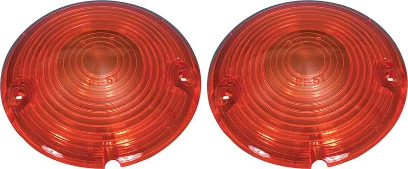 Chevrolet Bel Air 150 210 Nomad 1957; lente de lámpara de estacionamiento; ámbar; par Foto 1 de 1