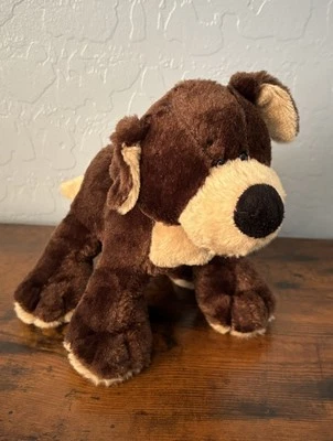 Ganz Webkinz Mocha Brown Tan Toy Puppy Dog Plush HM348 *NO CODE* - Image 1 of 4