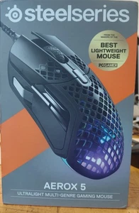 SteelSeries - Aerox 5 Ultra Lightweight Honeycomb Water Resistant Wired RGB. - Picture 1 of 6