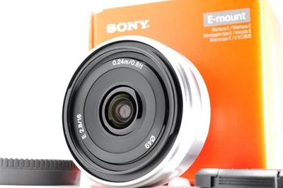 Sony E 16mm f/2.8 SEL16F28 Silver Wide Angle Lens SONY E Mount OriginalBox-MINT- - Image 1 of 4