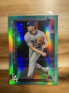 2025 Topps Series 2 Shohei Ohtani Aqua Foil Los Angeles Dodgers #400 - Picture 1 of 2