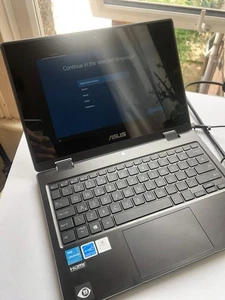 ASUS Flip Laptop - 11.6 Touchscreen Intel N4500 8Gb Ram 128Gb SSD Win11 - Afbeelding 1 van 7