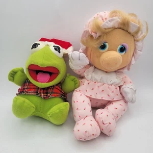 Lote de Peluche The Muppet Babies Baby Miss Piggy & Christmas Kermit - Imagen 1 de 15