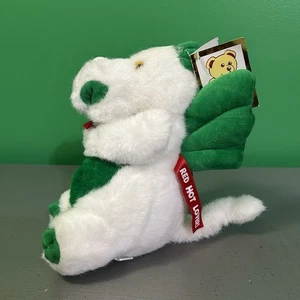 Peluche de colección Kellytoy DRAGON NUEVO CON ETIQUETAS 9" blanco/verde "Red Hot Lover" - Imagen 1 de 15