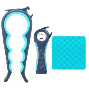 Latest Jar Opener and 5 in 1 Bottle Opener with Rubber Jar gripper Pad Ideal ... - Picture 1 of 9