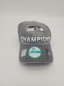 Seattle Seahawks Super Bowl XLVIII Campeones Gorra Gorra Nueva Era 9Forty NFL - Imagen 1 de 12