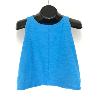 Top activo tórrido de bajo impacto inalámbrico cuello alto Longline para mujer Plus 4/4X azul Foto 1 de 4