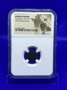 Roman Empire Constans AD 337-350 AE4 BI Nummus XF NGC Graded Coin Ancient - Picture 1 of 12