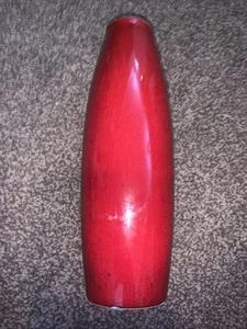 Scheurich Amano Vase 10,75"H Ochsenblutrot Torpedo Germany - Bild 1 von 5