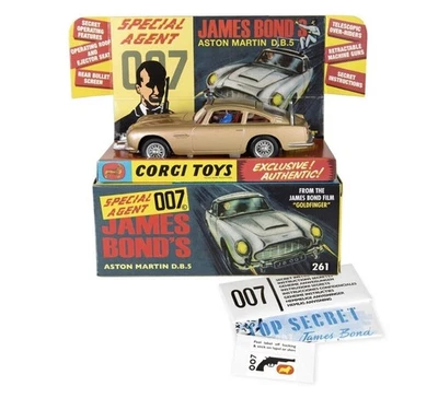 James Bond Corgi Aston Martin DB5 Goldfinger Reissue BRAND NEW w/Extras! - Image 1 of 3