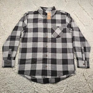 NWT Field & Stream Mens Flannel Shirt Plaid Button Up Outdoor Pocket Sz Medium - Picture 1 of 11