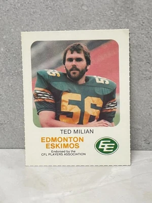 1981 年埃德蒙顿爱斯基摩人 CFL 红色公鸡 - TED MILIAN — 第 1/2 张图片