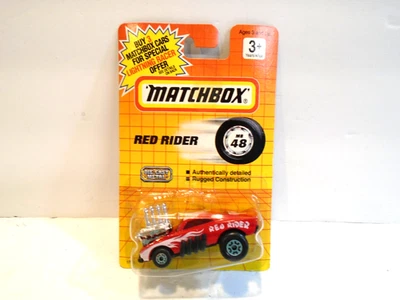 Matchbox Superfast Red Rider - nMINT on Blister Card Vintage 1991 - Image 1 of 4