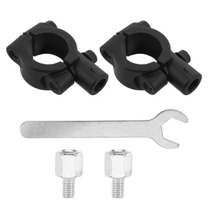  Motorcycle Rearview Extension Bracket Electric Scooter Mirrors Mount Bike - Foto 1 di 12