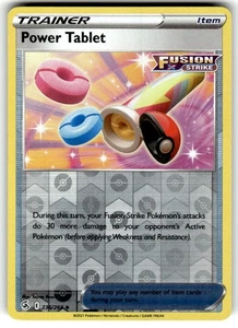 Power Tablet 236/264 Swsh08: Fusion Strike Reverse Holo Pokemon NM - Picture 1 of 2