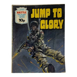 Fleetway Battle Picture Library #998 Jump to Glory War Comic 1970s Vintage - Imagen 1 de 4