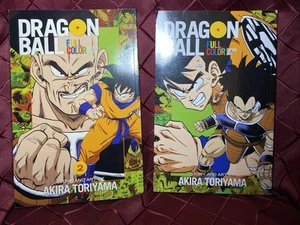 DBZ Dragon Ball Manga Bundle - Dragon Ball Full Color Saiyan Arc - Volume 1 & 2 - Picture 1 of 10