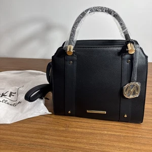 Mia K Collection Shoulder Handbag : Satchel-Tote Bag Black. New With Bag - Picture 1 of 12
