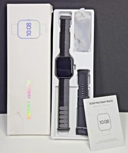 ID208 Plus Smartwatch Bluetooth Fitnesstracker Pulsmesser Schwarz - Bild 1 von 4