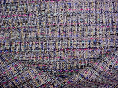 6-7/8Y Clarke & Clarke F1386 Pierre Textured Boucle Weave Upholstery Fabric - Image 1 of 4
