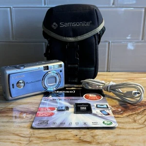 Canon Digitalkamera PowerShot A400 3.2MP blau getestet funktioniert - Bild 1 von 24