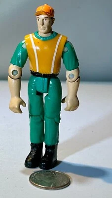 Figura de acción de colección Tonka Toys Play People 3,75 pulgadas aeropuerto vintage GI JOE KO Foto 1 de 4
