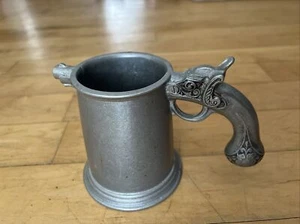 Zinnkrug Krug RWP Pistole Gewehr Griff Bier - Bild 1 von 9