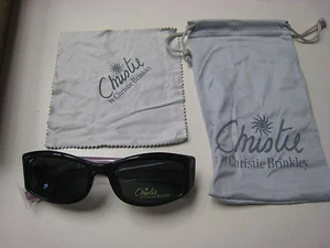 2- Christie Brinkley Sonnenbrille DESTIN schwarz grau 51-17-135 TUCHETUI & Wischbar - Bild 1 von 4