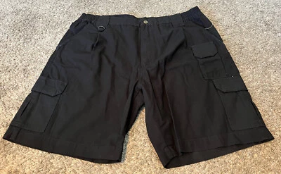 Pantalones Cortos Carga Tácticos 5.11 Para Hombres 40 Lona Utilidad Negros Resistente 73285 Mitchem Foto 1 de 4