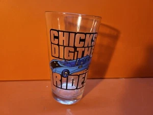 DC Comics Batman Chicks Dig the Ride Batmobile Pint Glass Tumbler - Picture 1 of 3