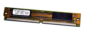 8 MB EDO-RAM 72-pin PS/2 Simm 60 ns non-Parity 'Samsung KMM5322204BW-6' - Imagen 1 de 2