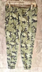Arizona Jean Co.  Camouflage Camo Cargo Jogger Pants   Boys 20 Husky Drawstring - Picture 1 of 9