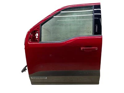 2021-2024 FORD F150 KING RANCH DRIVER LEFT FRONT DOOR SHELL RAPID RED METALLIC - Image 1 of 4
