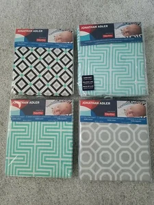 Jonathan Adler Passform Krippenblätter + konturierte Wickelunterlage Abdeckung NEU *AUSVERKAUFT* - Bild 1 von 12