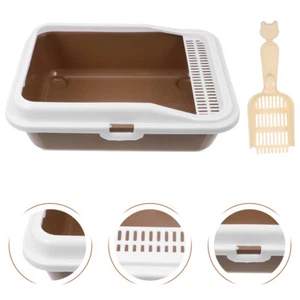 Katze Scooper Kätzchen Wc Katze Wc Jumbo Wurf Box Katze Boxen Für Indoor Katzen - Bild 1 von 12