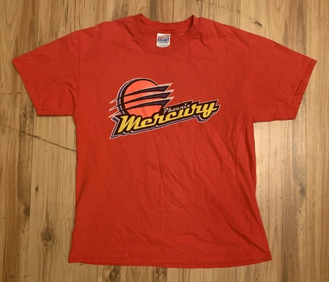 Vintage Hanes Phoenix Mercury Shirt Michelle Timms Autographed Mens Large Cover