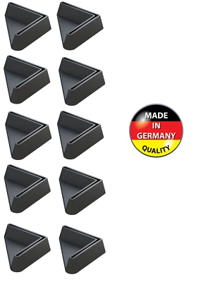 10x piedini plastica angolare profilo a L piede Mensola Tappo Cappucci terminali - Immagine 1 di 3