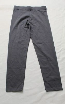Nutmeg Girl's Plain Stretch Waist Cotton Blend Leggings AG4 Gray Size 8-9 Years - Image 1 of 4