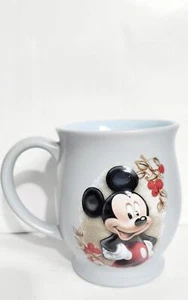 Vintage Disney Mickey Mouse 16 oz Mug Grey Light Blue - Picture 1 of 5