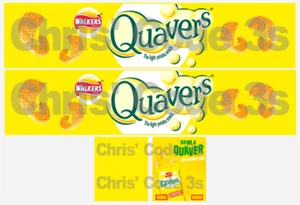 Code 3 Adhesive Vinyl Trailer Decals - Walkers Quavers - 1/50 1/64 1/76 1/148 - Picture 1 of 1