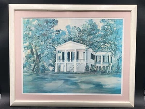 Impresión firmada por B. Sumrall edición limitada "Oakleigh Mansion", enmarcada - Imagen 1 de 11