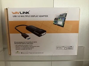 Wavlink USB3.0 to DVI External Video Card Video Graphic Display Adapter Monitors - Afbeelding 1 van 4