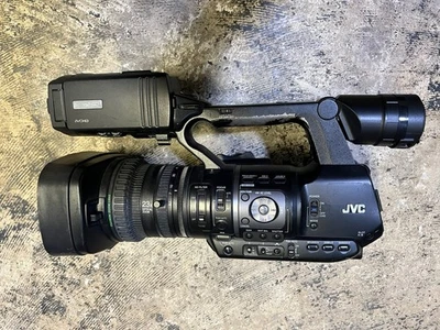 AS IS USED JVC GY-HM650U Camera ProHD Handheld News Camcorder Video Mobile - Image 1 of 4